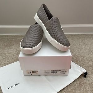 Vince Women’s Blair 5 Slip-On Sneakers
Color: Woodsmoke 
Size 6.5